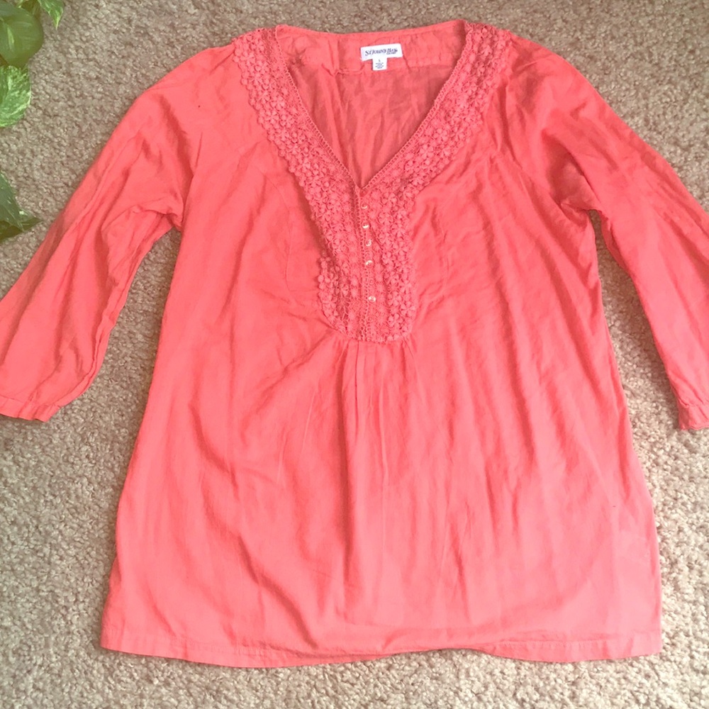 St. John’s Bay Coral Pink Blouse